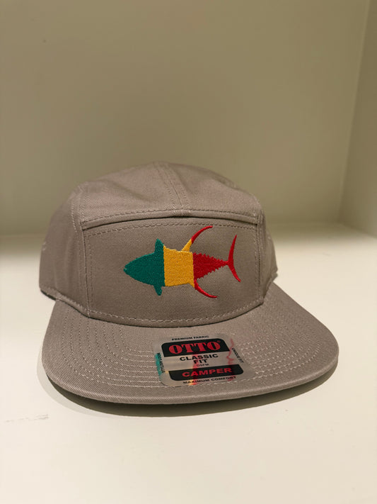 (NEW) Rasta Yellowfin khaki 5 panel camper